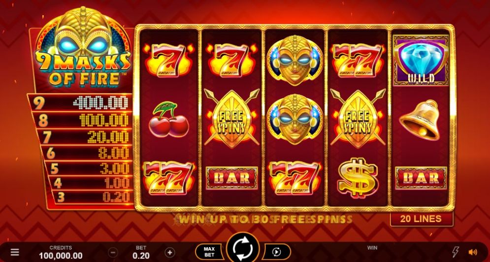9 Masks of Fire