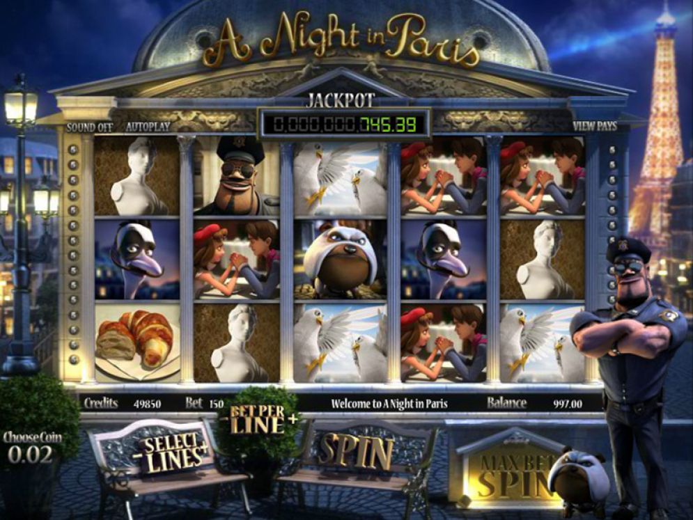 A Night In Paris Jackpot
