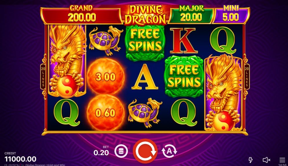 Divine Dragon: Hold and Win