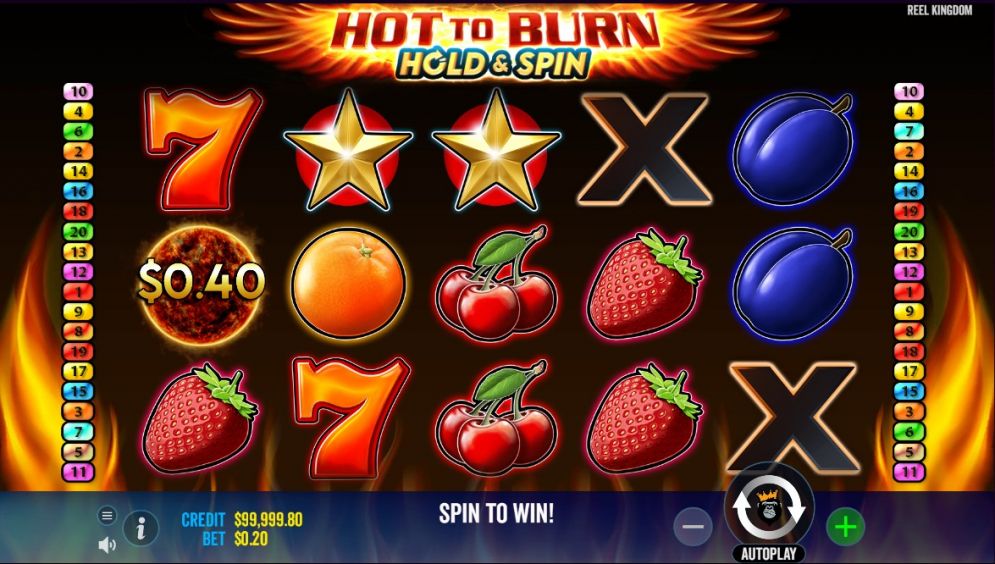 Hot to Burn Hold and Spin