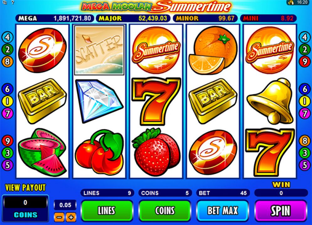Mega Moolah Summertime