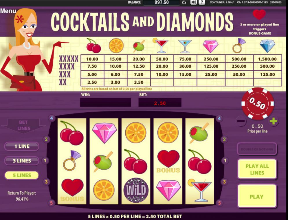 Cocktails and Diamonds