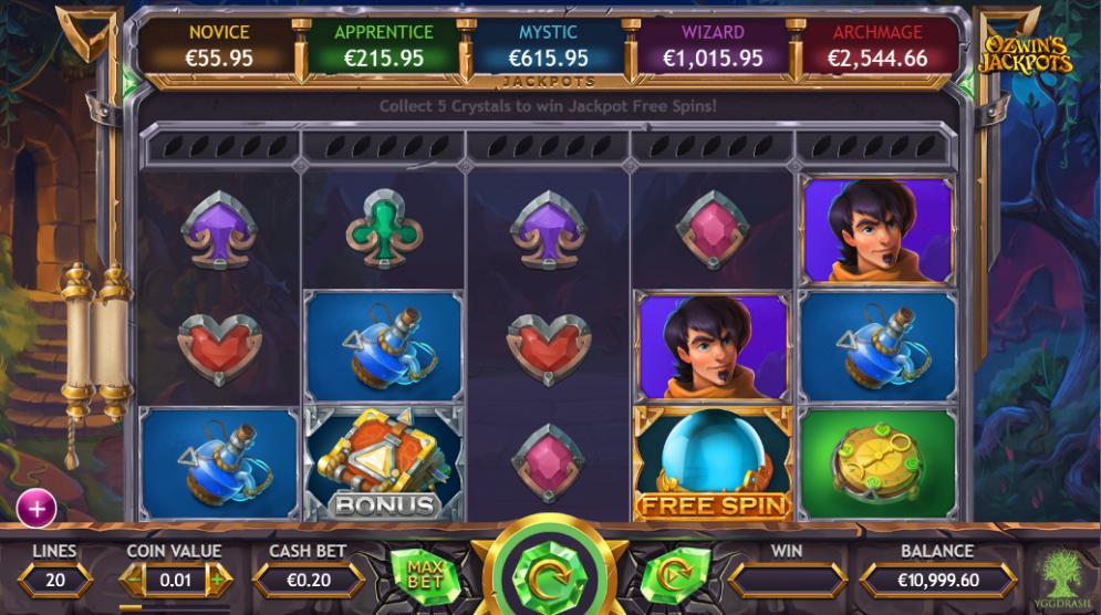 Ozwin’s Jackpots