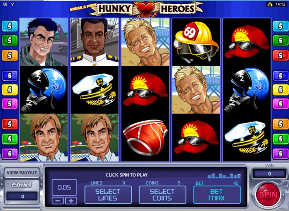 Sneak a Peek Hunky Heroes