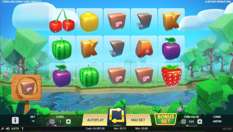 Strolling Staxx: Cubic Fruits