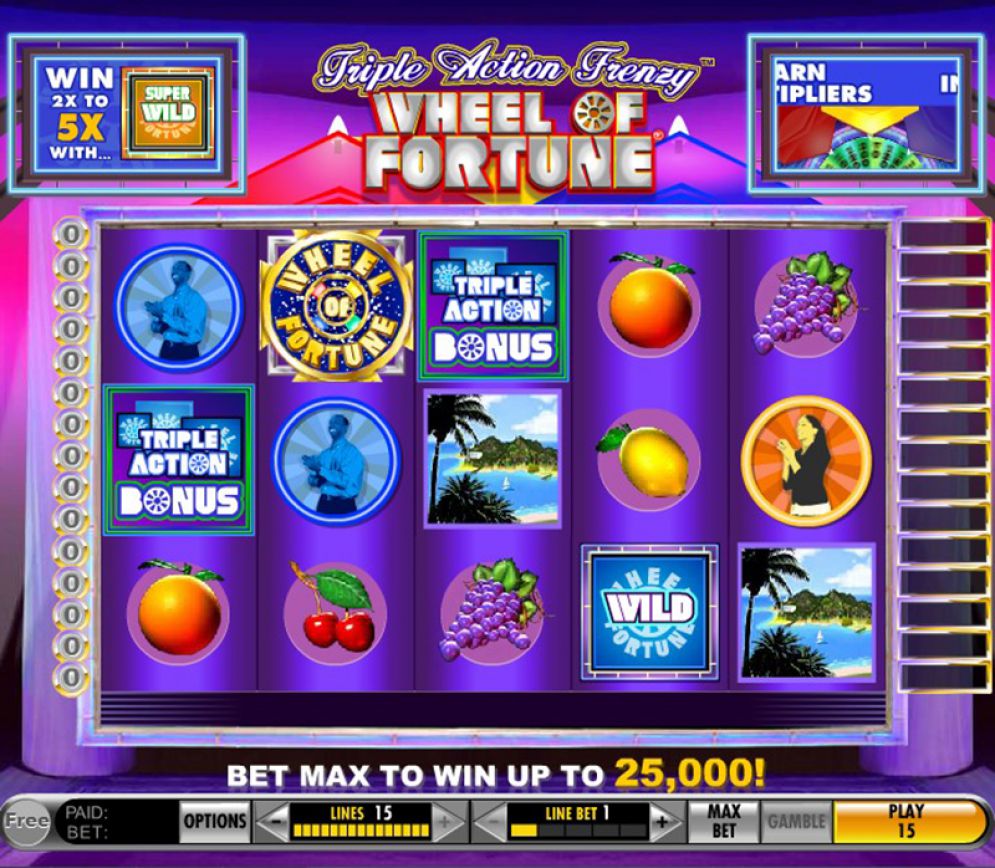Triple Action Frenzy Wheel Of Fortune