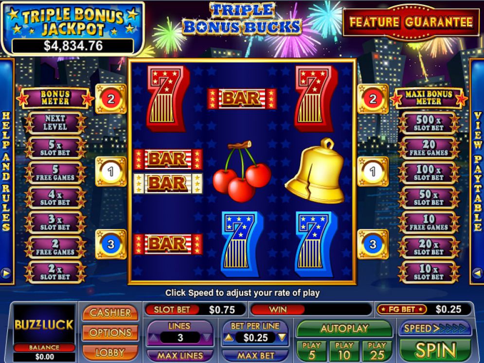 Triple Bonus Bucks