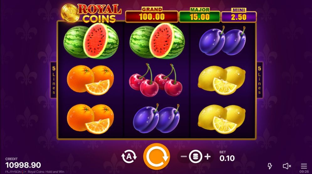 Royal Coins: Hold and Win