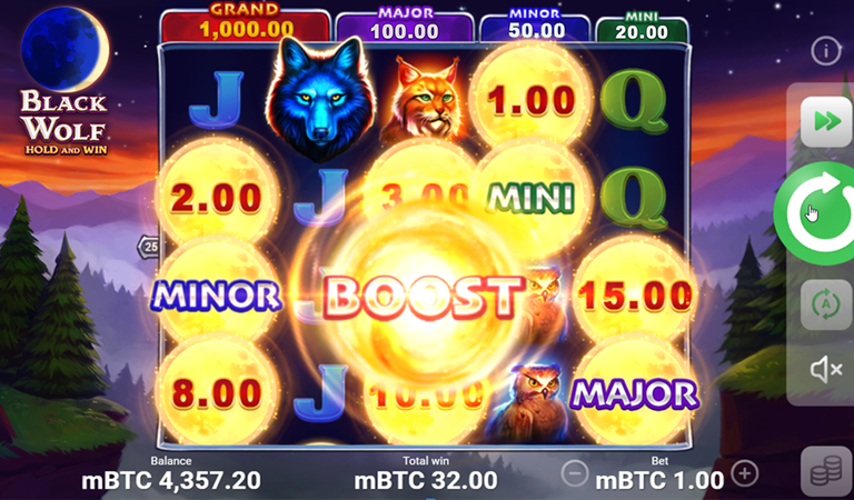 Black Wolf: Hold and Win