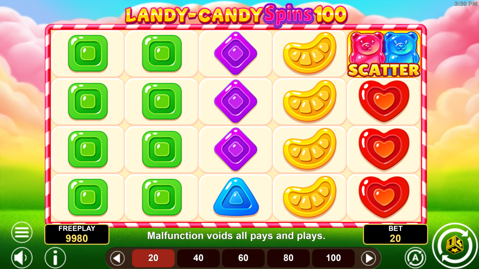 Landy-Candy Spins 100