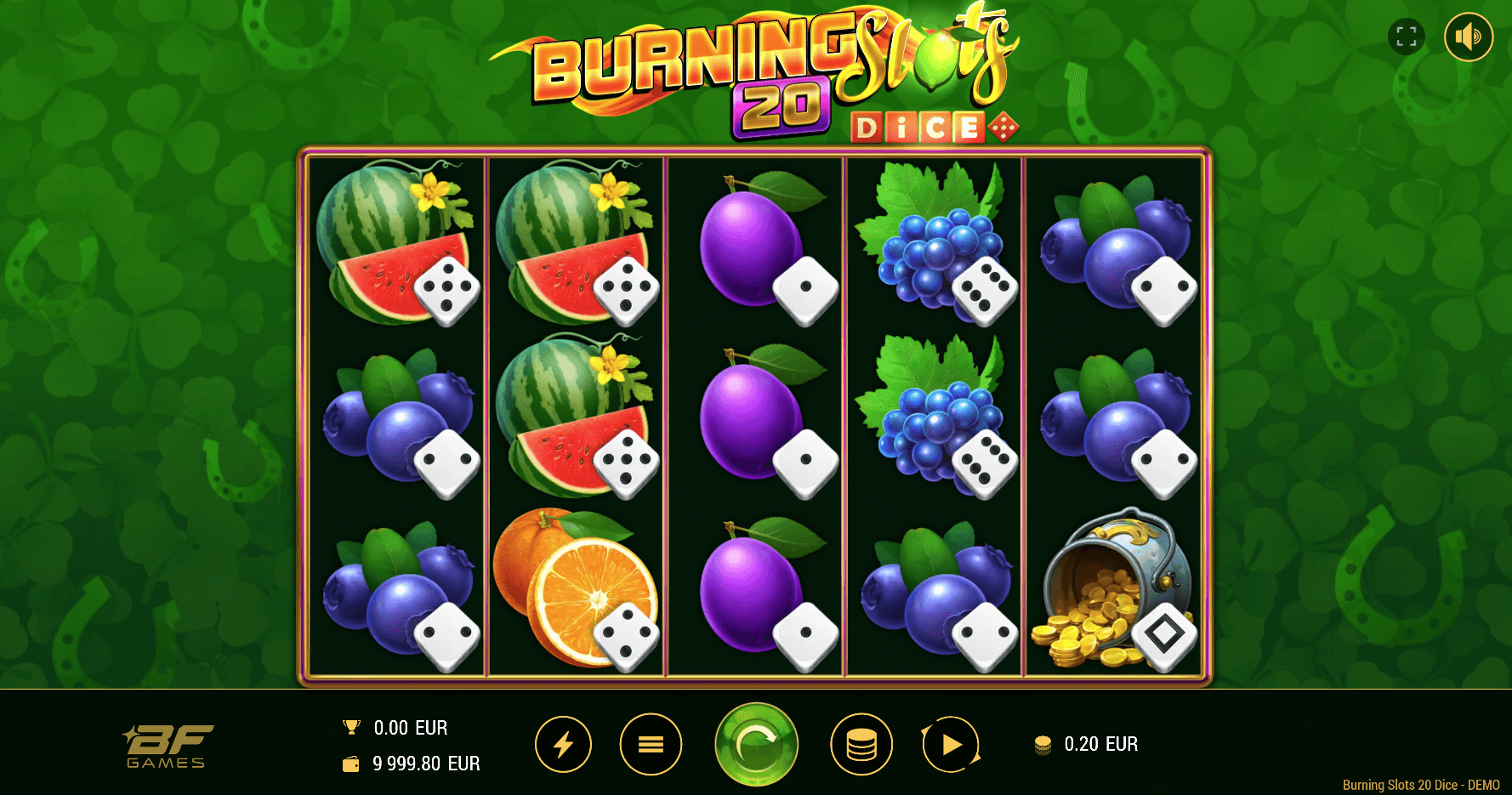 Burning Slots 20 Dice